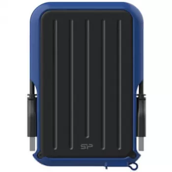 Silicon Power Armor A66 1TB ārējais cietais disks USB 3.2 Gen 1, izturīgs, IPX4 ūdensizturīgs, melns ar sarkaniem akcentiem