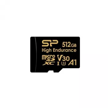Silicon Power Golden Series 64GB microSDXC atmiņas karte, UHS-I U3, V30, A1, lasīšana līdz 100 MB/s, rakstīšana 80 MB/s, ar SD adapteri