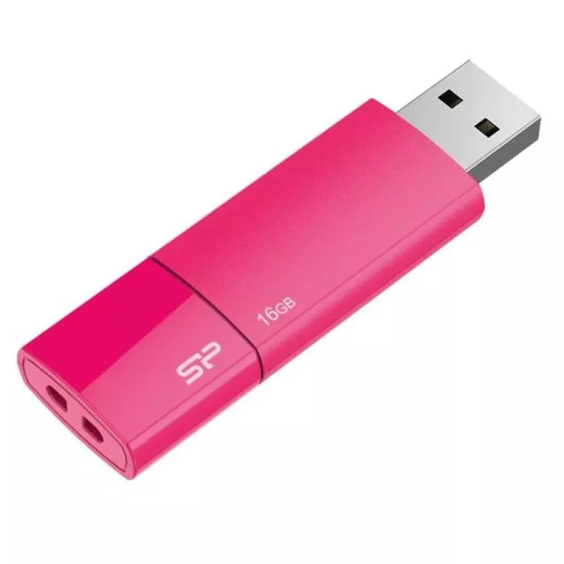 Silicon Power SP016GBUF2U05V1H 16GB USB 2.0 zibatmiņa, ievelkams USB-A, tumši zils