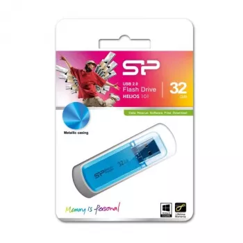 Silicon Power SP032GBUF2101V1B 32GB USB 3.2 Gen 1 ievelkamā zibatmiņa