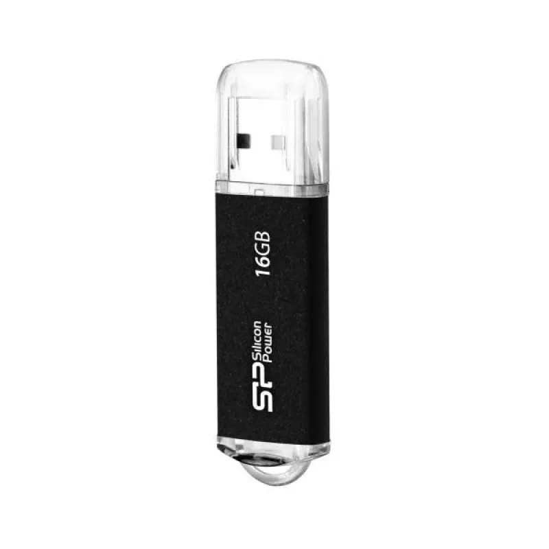 Silicon Power Ultima II USB zibatmiņa 16 GB USB Type-A 2.0 Melna