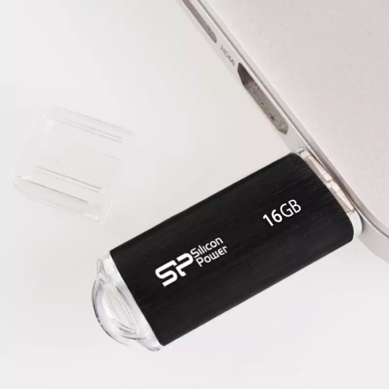 Silicon Power Ultima II USB zibatmiņa 16 GB USB Type-A 2.0 Melna