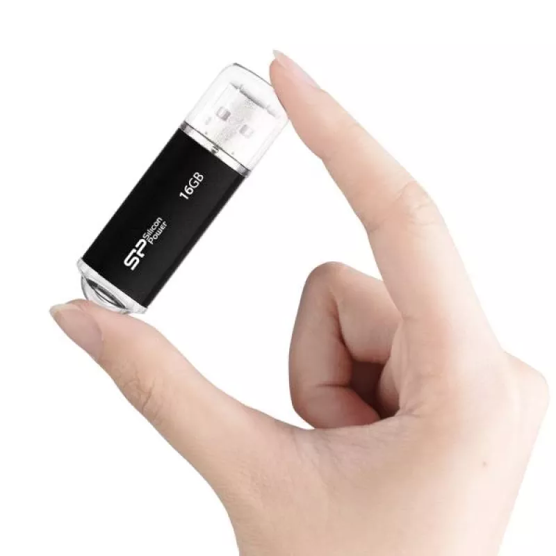Silicon Power Ultima II USB zibatmiņa 16 GB USB Type-A 2.0 Melna