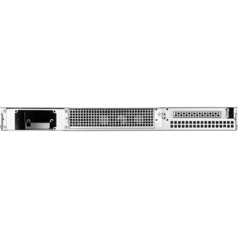 SilverStone RM100 1U Rackmount Chassis - Mini-ITX, Steel, Black