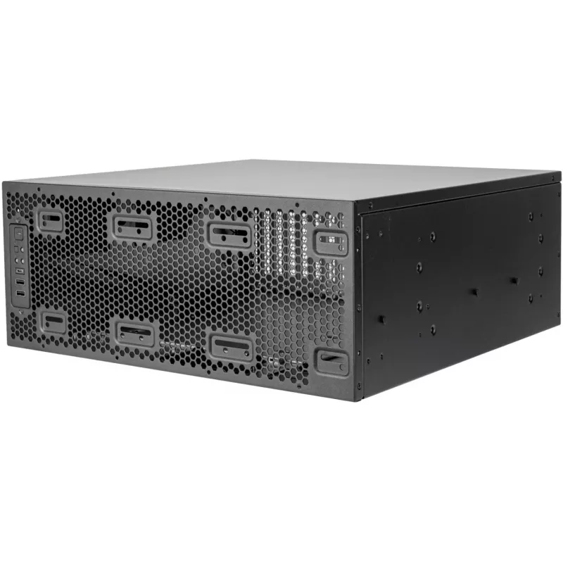 SilverStone RM4A 4U Rackmount Server Case, SSI-EEB, Mesh - Dark Grey