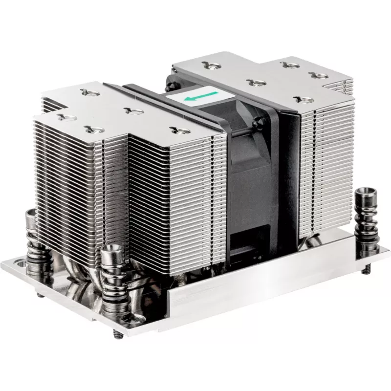 SilverStone SST-XE02-TR5B Low Profile CPU Cooler, 60mm Fan, Black Aluminum, Copper Base, Intel LGA1150/1151/1155/1156, PWM, 65W TDP