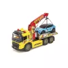 SIMBA-DICKIE Giant Tow Truck ar gaismām, skaņām, kustīgu celtni un vinču – rotaļu glābšanas transportlīdzeklis bērniem no 3 gadiem