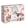 SIMBA-DICKIE My Beauty Studio Interaktīvā rotaļu tualetes galdiņš ar apgaismotu spoguli un 10 aksesuāriem bērniem vecumā no 3 līdz 6 gadiem