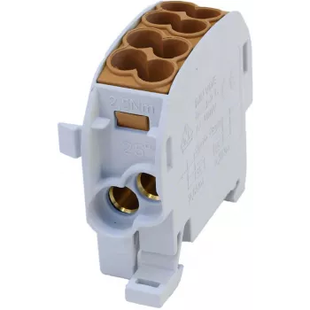 SIMET SCB 25 Al/Cu 80A 1-pola atzarojuma sadales bloks brūns 81501015
