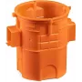 SIMET S60GF Virsmas montāžas sadales kārba, savienojama, īpaši dziļa, 60 mm, oranža