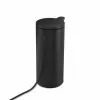simplehuman ST1084 Sensoru ziepju dozators, melns nerūsējošais tērauds, 266 ml, bezkontakta automātiskais, infrasarkanais kustības sensors, regulējams tilpums, aizsērēšanas izturīgs sūknis, pret pirkstu nospiedumiem