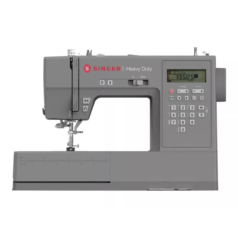 Singer Heavy Duty Sewing Machine HD6705C Rechargeable 200 Stitches Grey
