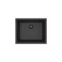 Sink OMNI 30 G90 ar sifonu melns