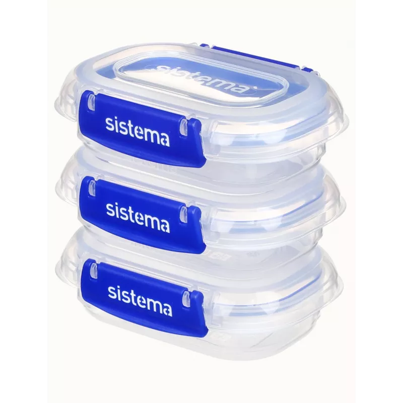Sistema Plastics 881523 Taisnstūra trauks 0.18L Caurspīdīgs 88mm