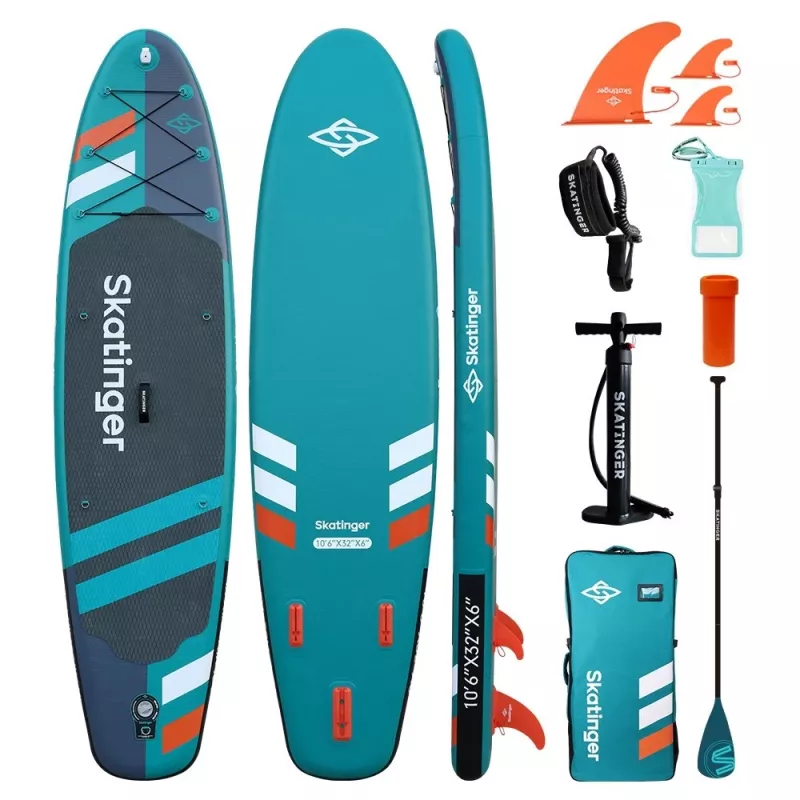 SKATINGER Jade 320x81x15 Allround Inflatable SUP Board Set