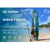 SKT ASIATICUS piepūšamais SUP dēlis 350x89x15 cm jogai