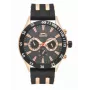 SLAZENGER MAN SL96076203 Vīriešu analogais kvarca pulkstenis 48mm zils ciparnīca brūna ādas siksna