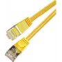 Wirewin Cat.6 SLIM savienojuma kabelis STP (PIMF), 0,1 m, dzeltens PKW-STP-SLIM-KAT6 0.1 GE