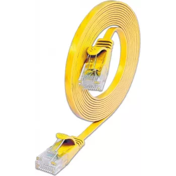 Wirewin Cat.6 U/UTP slaids Ethernet tīkla kabelis, 2m, dzeltens PKW-SLIM-KAT6 2.0 GE