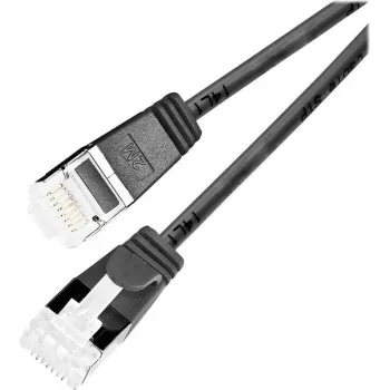 Wirewin Cat 6a U/FTP slaids Ethernet savienojuma kabelis, RJ45, melns, 2,0 m PKW-LIGHT-STP-K6A 2.0 SW