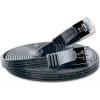 Wirewin Cat6 U/FTP plāns Ethernet savienojuma kabelis 0,5m melns PKW-STP-SLIM-KAT6 0.5 SW