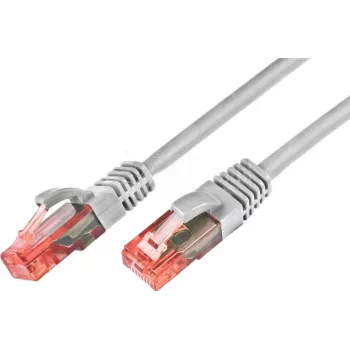 Wirewin Cat6 U/UTP tīkla kabelis, 2m, pelēks, RJ45, 10Gbps, 250MHz, varš, PVC PKW-UTP-KAT6 2.0