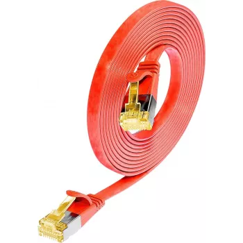 Wirewin Cat6a Slim Ethernet tīkla kabelis U/FTP 0,25 m Sarkans PKW-STP-SLIM-K6A 0.25 RT