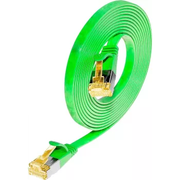 Wirewin Cat6a U/FTP slaids Ethernet tīkla kabelis 7m zaļš PKW-STP-SLIM-K6A 7.0 GN