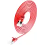 Wirewin Cat6a U/FTP plānais savienojuma kabelis 0,5m sarkans PKW-LIGHT-STP-K6A 0.5 RT