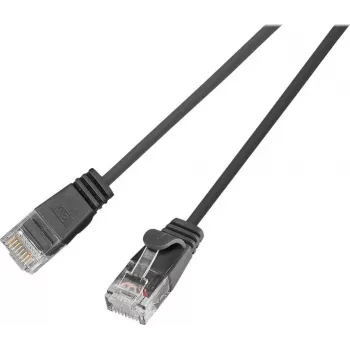 Wirewin PKW-LIGHT-K6 3.0 SW - Cat.6 Slim-Light tīkla kabelis, U/UTP, 3.0 m, melns