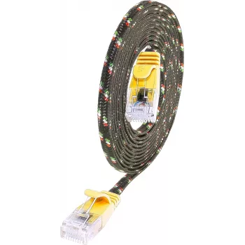 Wirewin PKW-TOUGH-K6 5.0 GE Cat.6 slaids Ethernet savienojuma kabelis, U/UTP, 5m, dzeltens