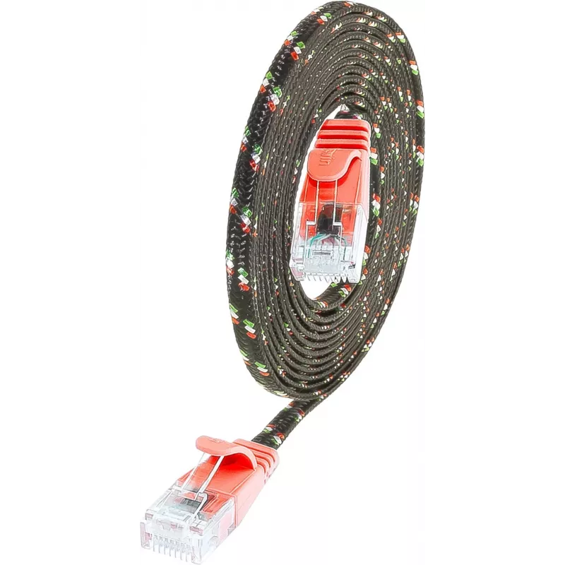 Wirewin PKW-TOUGH-K6 5.0 RT - Cat.6 Slim-Tough Ethernet tīkla kabelis, U/UTP, 5m, sarkans