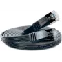 Wirewin SLIM S6 015 SW - Cat.6 SLIM tīkla kabelis, STP(PIMF), 0,15 m, melns (PKW-STP-SLIM-KAT6 0.15 SW)