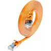 Wirewin SLIM S6 075 OR - Cat.6 SLIM savienojuma kabelis, STP(PIMF), 0,75 m, oranžs PKW-STP-SLIM-KAT6 0.75 OR