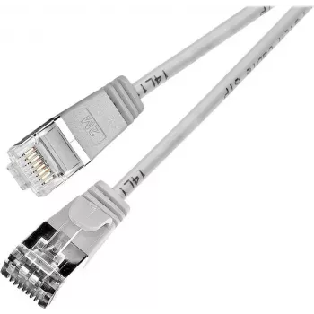 Wirewin SLIM SL6 7,5 m Cat.6 Slim-Light U/FTP savienojuma kabelis, pelēks (PKW-LIGHT-STP-K6 7.5)