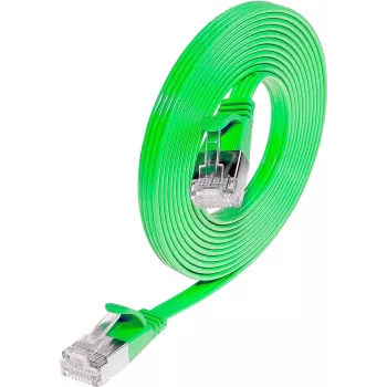 Wirewin Triotronik Cat6 U/FTP slaids savienojuma kabelis 0,25m zaļš PKW-STP-SLIM-KAT6 0.25 GN