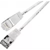 Wirewin Triotronik PKW-LIGHT-STP-K6 15.0 WS Cat6 S/FTP tīkla kabelis, RJ45 tēviņš uz tēviņu, balts, 15 m