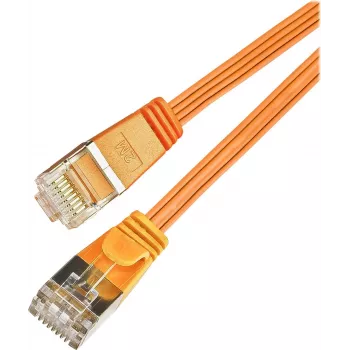 Wirewin Triotronik PKW-STP-SLIM-KAT6 2.0 OR Cat6 U/FTP slaids tīkla kabelis, RJ45 tēviņš uz tēviņu, 2m, oranžs