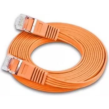 Wirewin Triotronik PKW-STP-SLIM-KAT6 3.0 OR - 3m slaidais Cat6 U/FTP tīkla savienojuma kabelis, RJ45 tēviņš uz tēviņu, oranžs