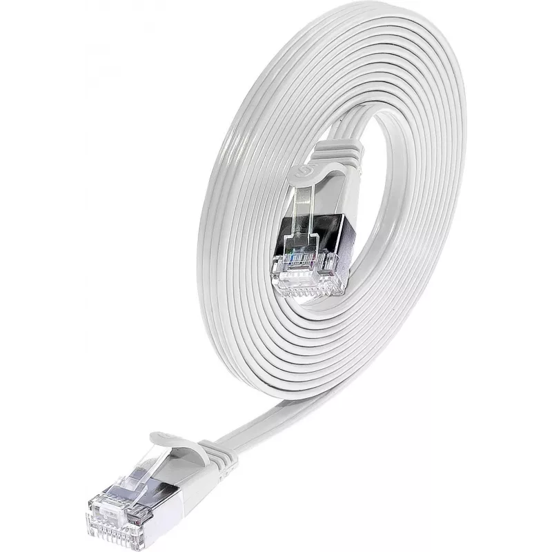 Wirewin Triotronik PKW-STP-SLIM-KAT6 3.0 WS Cat6 U/FTP slaids Ethernet savienojuma kabelis 3m balts