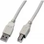 Wirewin USB 2.0 A uz B kabelis 1,5m pelēks USB A-B MM 1.5 GR