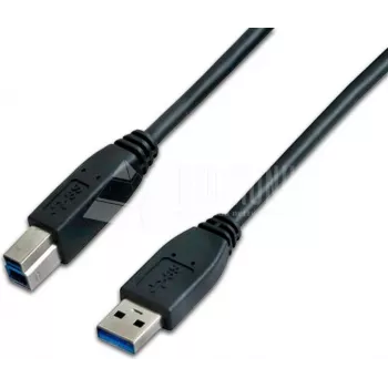 Wirewin USB 3.0 A-B vīriešu-vīriešu kabelis 3m melns USB 3.0 A-B MM 1.0 SW