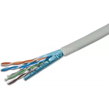Wirewin Cat6 U/FTP lielapjoma savienojuma kabelis, 100m, pelēks, dozatora kārba (VKBOX KAT6 PATCH 100.0)