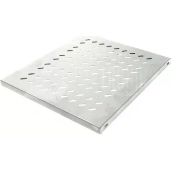 Wirewin SHELF 600 1U regulējams statīva plaukts, 19 collas, 25 kg slodze, melns