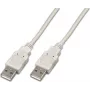 Wirewin USB A-A MM 1.0 GR USB kabelis 1 m USB 2.0 pelēks