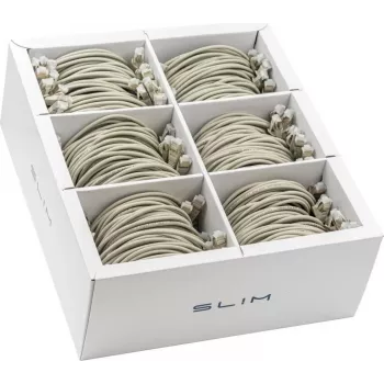 Wirewin SLIM-LS-K6A 3.0 36 Cat6A slaidais Ethernet tīkla kabelis, 3m, U/FTP, pelēks, 36 gab.