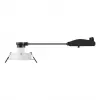SLV NEW TRIA 75 Iegremdējamais prožektors Apaļš GU10 Maks. 10W Balts 75mm