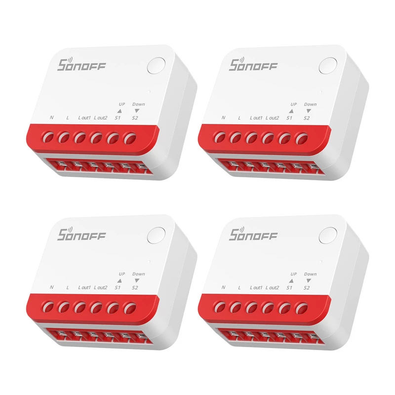 Smart ZigBee Roller Shutter Switch Sonoff MINI-ZBRBS (4-Pack)