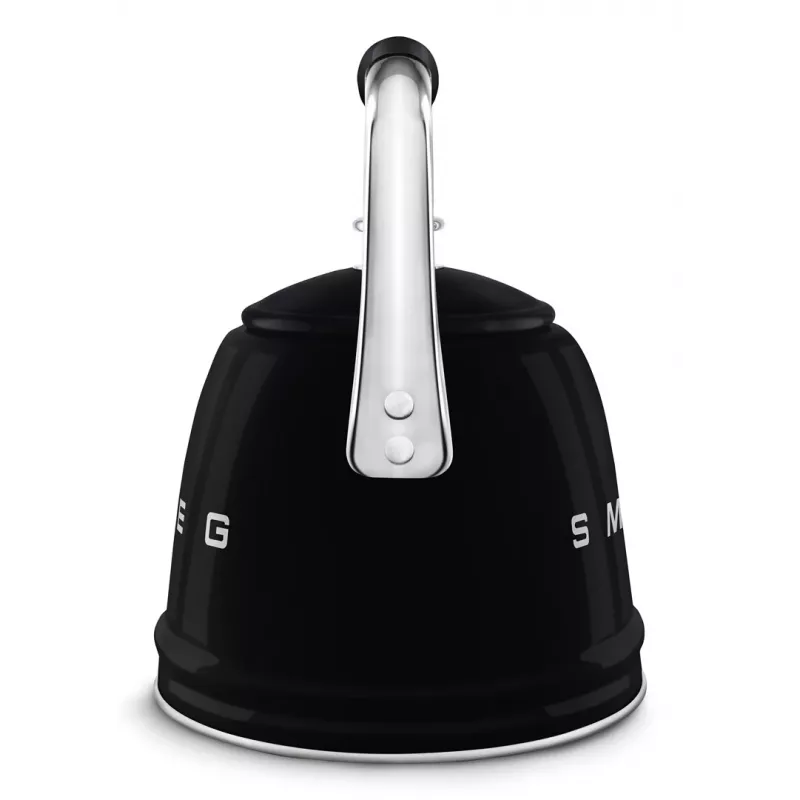 Smeg 50's stila tējkanna WKF01BL Melna 1.7L 2400W Nerūsējošais tērauds
