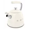 Smeg 50's stila tējkanna WKF01CR krēmkrāsas 1.7L 2400W nerūsējošais tērauds